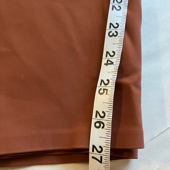 Athleta The Stellar Skinny Trouser Sz 22 Burnt Orange Casual Pull On Pocket - Picture 7 of 7
